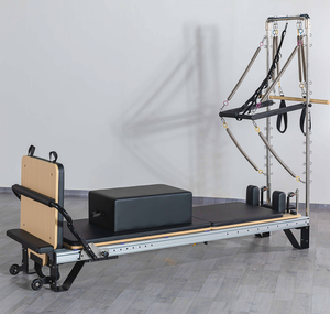 Meilleure Qualité <span class=keywords><strong>Professionnelle</strong></span> Dernier Modèle Durable Vente Chaude Appareil de Fitness Pilates Yoga Reformer avec Ensemble Lit Tour - Product Image 1