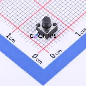 TSC015B05026A02 Tactile Switch SMD-4P,4.5x4.5mm Switch Round Button 2.6N Vertical Mount 4.5mm - Product Image 1