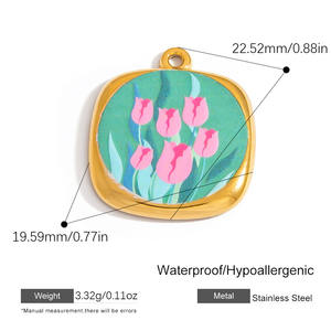 DZ038จี้สเตนเลสสตีลสไตล์วินเทจอุปกรณ์สำหรับการทำเครื่องประดับด้วยตนเองจี้รูปผึ้งชั่วร้ายทำด้วยมือ - Product Image 6