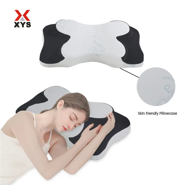 Custom Shape Orthopedic Ergonomic Cervical Ortopedic Neck Pain Body Pillow Contour Memory Foam Pillows for Sleeping