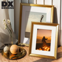 DX DESIGNS Vente en gros Cadre photo élégant doré vintage Cadre photo antique 4x6 5x7 8x10 11x14 12x16 24x36 A4 A2 pour la maison OEM