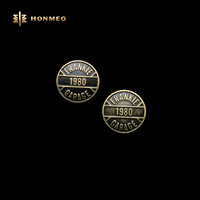 HONMEO Étiquette Métallique en Alliage de Zinc pour Jeans, Personnalisée, en Cuir, Style Antique, Gaufrée, Vente en Gros
