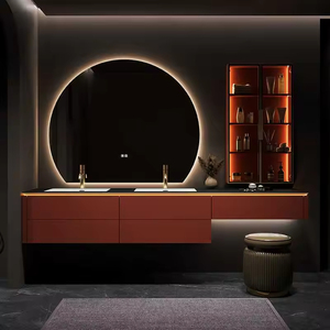 Francese antico Vintage elegante <span class=keywords><strong>bagno</strong></span> contemporaneo vanità specchio Led mobili <span class=keywords><strong>da</strong></span> <span class=keywords><strong>bagno</strong></span> <span class=keywords><strong>con</strong></span> doppio lavello - Product Image 3