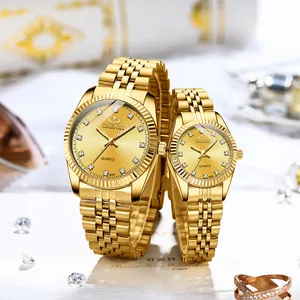 CHENXI 004 Lover Watch Luxury Business Stainless Steel Gold Watch Men and Women Classic Waterproof Couple Gift Watch