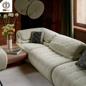 6 posti mobili moderni di lusso modulare curva italiana Villa Boucle angolo L forma divano letto per la casa di lusso - Product Image 3