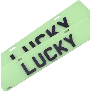 Placas de Matrícula Acrílicas Luminosas Cortadas con Láser 4D, <span class=keywords><strong>Precio</strong></span> de Fábrica, Venta al por Mayor, Decoración de Automóviles, Materiales para Placas de Matrícula DIY - Product Image 4