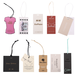 Tùy Chỉnh Sang Trọng Quần Áo Treo Thẻ Dập Nổi Matte Hoàn Thiện Dập Nóng In Logo Treo Nhãn Thẻ Kinh Doanh Phong Cách Thẻ - Product Image 4