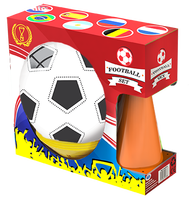 Kit d'entraînement de football pour enfants de haute qualité, ensemble de cônes de 23 cm, marqueurs de ballon de football pour l'extérieur
