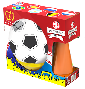 Conos de Fútbol de Alta Calidad para Niños, Juego de Marcadores de Balón de Fútbol de 23 cm, Kit de Entrenamiento al Aire Libre - Product Image 1