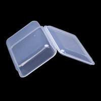 Conteneur alimentaire rectangulaire en plastique PP transparent de haute qualité, taille personnalisée, recyclable, pour sushis, gelée, chips de pommes de terre, chewing-gums