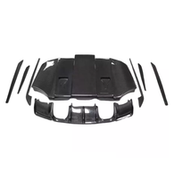 Diffuseur en fibre de carbone E92 style VRS pour BMW E92 E93 M3 – Neuf, avec clips, pour pare-chocs arrière