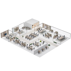 Bureau de direction moderne <span class=keywords><strong>Table</strong></span> de directeur de patron Bureau en L direct d'usine avec armoire latérale - Product Image 4