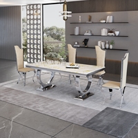 Chaise de banquet de luxe moderne avec dossier en métal doré et assise blanche pour hôtels, mariages et projets commerciaux