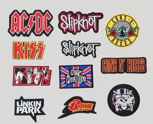 Parches de diseño para <span class=keywords><strong>ropa</strong></span>, con rayas bordadas, insignias musicales de metal, decoración de encaje para costura DIY, parches de bandas de <span class=keywords><strong>rock</strong></span> para chalecos y chaquetas - Product Image 6