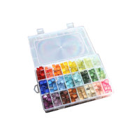 Petites mosaïques carrées en verre violettes de 0,8 cm, disponibles en couleurs mélangées, pour loisirs créatifs, fourniture en gros