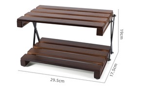 Modern Lightweight Outdoor <b>Camping</b> Solid Wood Portable <b>Foldable</b> <b>Table</b> with Storage Rack for Kitchen Use - Product Image 6