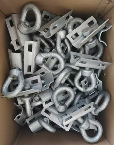 Supports de câble à double <span class=keywords><strong>suspension</strong></span> de type boulon en acier galvanisé argenté DSB, pince de <span class=keywords><strong>suspension</strong></span> de câble, fixation pour poteau - Product Image 2