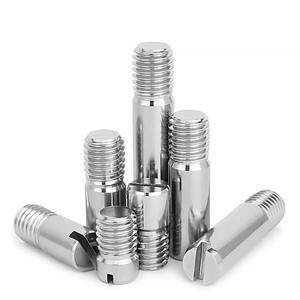 Perni Cilindrici Scanalati M2 M3 M4 M5 M6 <span class=keywords><strong>M8</strong></span> M10 in <span class=keywords><strong>Acciaio</strong></span> Inox 304, Bulloni a Passo, Viti con Filettatura Esterna, Perni di Posizionamento - Product Image 2