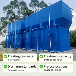 Système intégré de purification d'eau à grande échelle pour le traitement de l'eau potable, faible coût d'exploitation et faible consommation d'énergie - Product Image 1