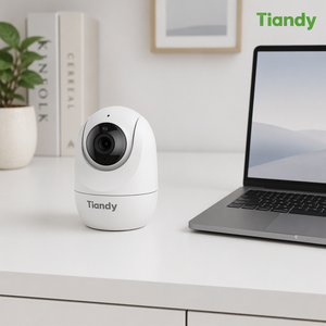 Caméra IP Wi-Fi Tiandy 2MP 1080P Intérieure CMOS Vision Nocturne Détection Humaine Audio Bidirectionnel Pan-Tilt H.265 pour Bébé, Personnes Âgées, Animaux Domestiques et Maison - Product Image 3