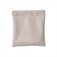 Mini pochette en cuir PU personnalisable avec logo, pour écouteurs, laboratoire, voyage, courses, cadeau