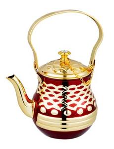 حار بيع الملكي عالية الجودة الفولاذ المقاوم للصدأ براد شاي العربية إبريق المغربي براد شاي - Product Image 4