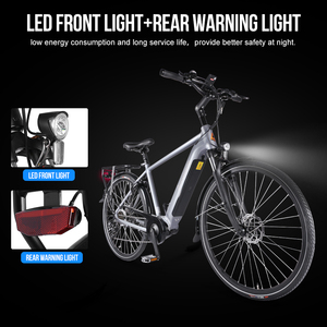 Vélo de ville électrique urbain Accolmile <span class=keywords><strong>bafang</strong></span> 250 watts 28 pouces, rameur électrique, vélo électrique, entrepôt Europe, CE - Product Image 4