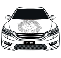 Housse de capot de voiture personnalisée inspirée de Saipan, protection de capot pour exposition sur le thème des véhicules et cadeau exclusif personnalisé