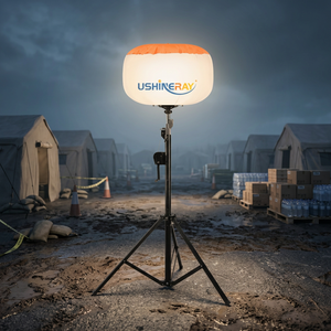 1200W Super High Power LED <b>Inflatable</b> Balloon Light 360° Uniform Soft Light For <b>Large</b> Highway Reconstruction Site Light - Product Image 2