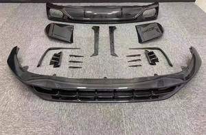 Pour <span class=keywords><strong>Audi</strong></span> <span class=keywords><strong>Q8</strong></span> Kit de carrosserie en Fiber de carbone <span class=keywords><strong>Q8</strong></span> amélioré <span class=keywords><strong>ABT</strong></span> Style diffuseur de lèvre avant becquet avant couteau à vent Kit de carrosserie - Product Image 6