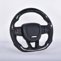 Volant en fibre de carbone pour améliorer l'apparence des Dodge Charger RT Challenger Durango SRT 392 Jeep Cherokee Trackhawk
