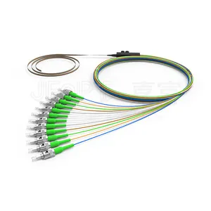 Ligne de connexion en fibre optique ST OS2 ST APC UPC PVC/LSZH ruban fibre cavalier Simplex 1m