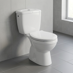 Modern Chinese Style Ceramic Two Piece Water Closet Toilet <b>Floor</b> Mounted WC With Tank Nigeria Africa Export - Product Image 1
