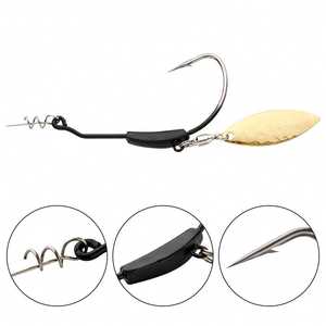 Nouveau métal doux manivelle appât plomb pêche manivelle crochet cuillère 3G-9G ressort torsion serrure poisson d'eau douce poisson-chat poisson d'eau douce poisson-chat - Product Image 6