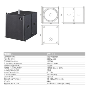 Venta caliente dual 12 pulgadas 2 vías <span class=keywords><strong>line</strong></span> <span class=keywords><strong>array</strong></span> altavoz al aire libre sistema de sonido profesional - Product Image 6