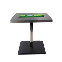 Table de salle à manger avec écran LCD, écran tactile interactif et personnalisé, auto-service étanche, pour restaurant