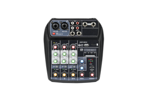 Professionnel portable pc <span class=keywords><strong>mini</strong></span> 4 canaux <span class=keywords><strong>dsp</strong></span> effet console de son mixage usb dj studio enregistrement stéréo musique audio mixeur - Product Image 4