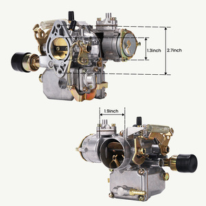 Carburador 34 Pict-3 113129031K para <span class=keywords><strong>VW</strong></span> Beetle 1971-1979 Doble Puerto 1600cc 12V 37mm PICT-3 con Accesorios - Product Image 4