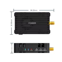 Émetteur vidéo FPV FOXEER Reaper Infinity VTX 5.8GHz 10W à puissance réglable 4.9-6GHz 80CH longue portée en plastique pour RC, directement de l'usine
