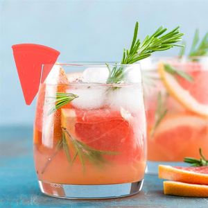 Factory Direct Supply Food Grade Silicone Wine Glass Identifiers <b>Fun</b> Fruit Shaped Drink Markers for Party - Product Image 5