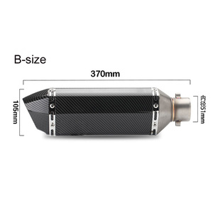 Vente en gros usine – Pot d'échappement <span class=keywords><strong>universel</strong></span> Akrapovic 51 mm en fibre de carbone pour moto, avec <span class=keywords><strong>DB</strong></span> <span class=keywords><strong>Killer</strong></span> modifié - Product Image 5