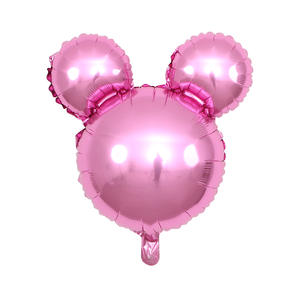 24 pollici Helium <span class=keywords><strong>Minnie</strong></span> Head Cartoon Foil Balloon decorazione per feste di compleanno giocattoli gonfiabili per bambini palline da doccia globos - Product Image 3