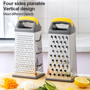 Coupe-légumes multifonctionnel Coupe-pommes de terre râpé Râpe à fromage Coupe-légumes en acier inoxydable avec <span class=keywords><strong>4</strong></span> faces - Product Image 5