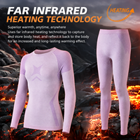 Ensemble de sous-vêtements thermiques en laine mérinos 2 pièces, respirant et anti-humidité, pour le froid - Vente en gros