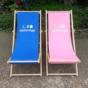 Stampa Logo personalizzato di lusso pieghevole spiaggia <span class=keywords><strong>sedia</strong></span> a sdraio di lusso <span class=keywords><strong>mare</strong></span> piscina da giardino mobili da esterno moderna <span class=keywords><strong>sedia</strong></span> pieghevole in <span class=keywords><strong>legno</strong></span> - Product Image 2