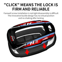 Étui de protection personnalisé pour clé de voiture Tucson ABS+Métal Sport Luxe avec pochette de protection pour télécommande