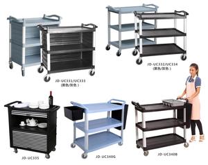 مطعم خدمة فندقية بلاستيكية مجموعة أطباق مغلقة عربات مع بن - Product Image 3