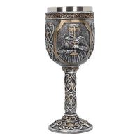 Ensemble de tasse de chevalier médiéval rétro gothique guerrier whisky fantaisie tasse croisé romain soldat général gobelet en résine