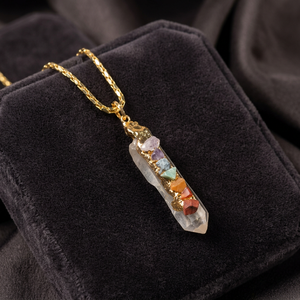 Nouveauté : Pendentif crayon en cristal de quartz Rozrin pour mariage et anniversaire, unisexe - Product Image 2