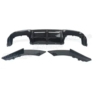 Spoiler de pare-chocs arrière pour BMW M2 Diffuser F87 M2C Competition 2015+ Coupé, aspect fibre de carbone, protection - Product Image 3